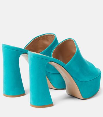 Holly suede platform mules | Gianvito Rossi