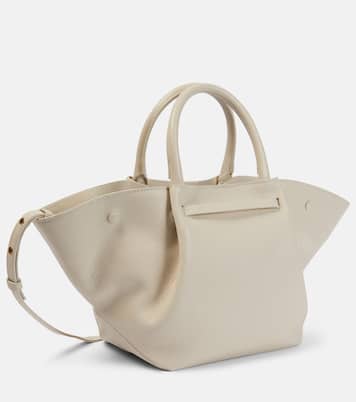 New York Midi leather tote bag | DeMellier