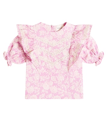 Santa Clarita floral cotton top | The New Society