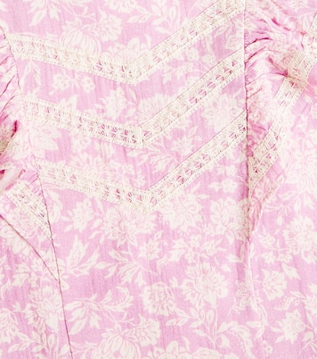 Santa Clarita floral cotton top | The New Society