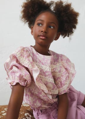 Santa Clarita floral cotton top | The New Society