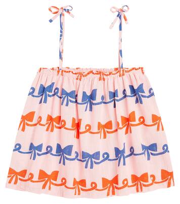Ribbon Bow ruffle-trimmed top | Bobo Choses