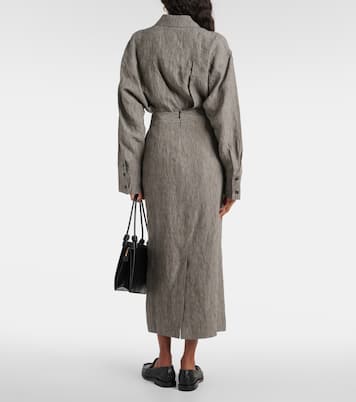 Maxirock Romilie aus Leinen | Tove