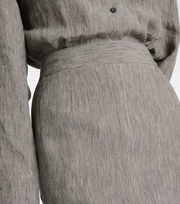 Maxirock Romilie aus Leinen | Tove