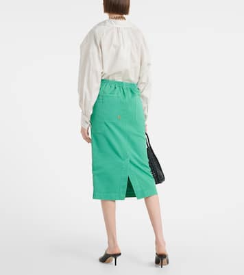 Midirock Werther aus Baumwoll-Drill | Max Mara