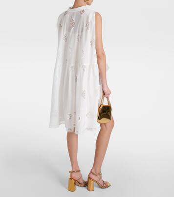 Robe brodée en coton mélangé | Erdem