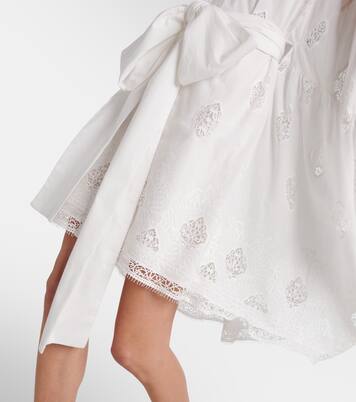 Robe brodée en coton mélangé | Erdem