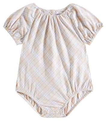 Baby checked bodysuit | Burberry Kids