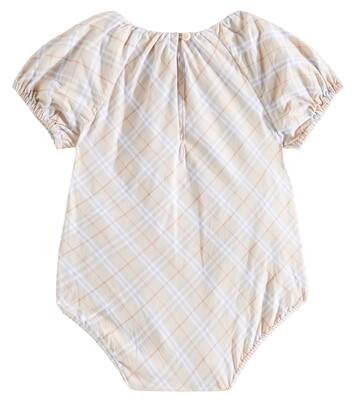 Baby checked bodysuit | Burberry Kids