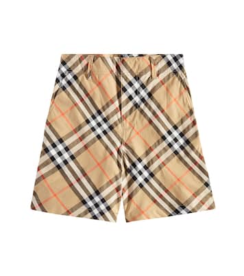 Burberry Check cotton shorts | Burberry Kids
