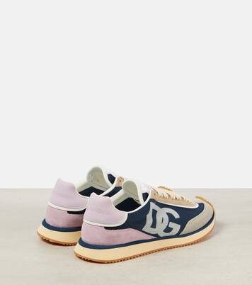 Logo suede sneakers | Dolce&Gabbana