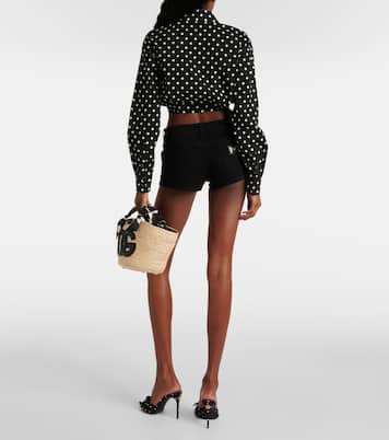 Short en jean à taille basse | Dolce&Gabbana