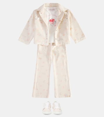 Pantalones Gretchen de denim de algodón | Bonpoint