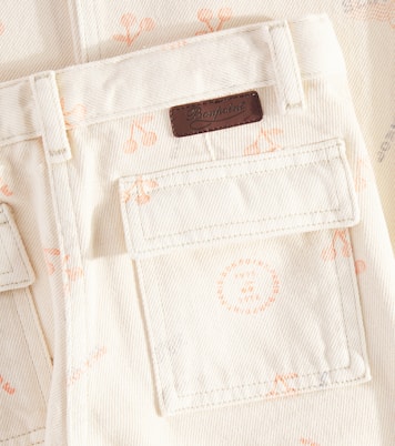 Pantalones Gretchen de denim de algodón | Bonpoint