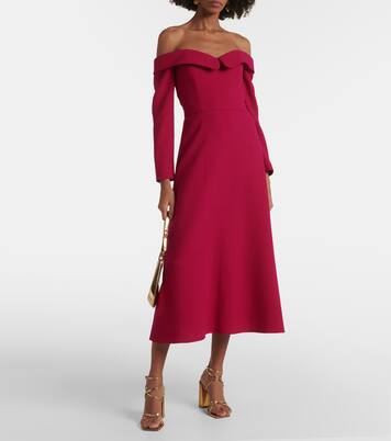 Robe midi Cybil en laine | Markarian