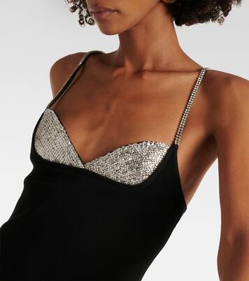 Robe longue à cristaux | Balmain