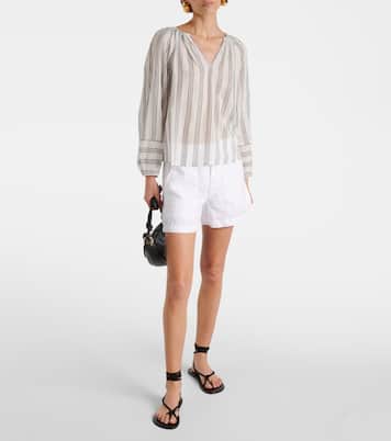 Besticktes Top Gianna aus Baumwolle | Velvet