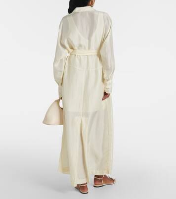 Hemdblusenkleid aus Seide | Plan C