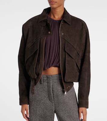 Suede jacket | Magda Butrym