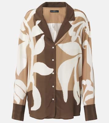 Pyjama-Oberteil aus Seidensatin | SIR