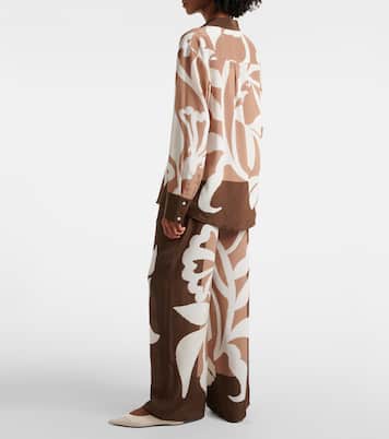 Pyjama-Oberteil aus Seidensatin | SIR