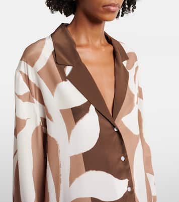 Pyjama-Oberteil aus Seidensatin | SIR