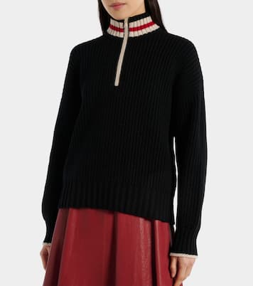 Jersey de lana con cremallera | Brunello Cucinelli