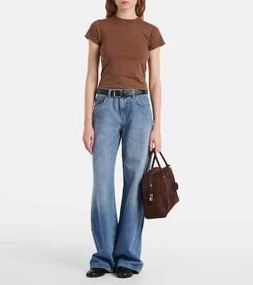 Tote Bag India 12.00 aus Veloursleder | The Row