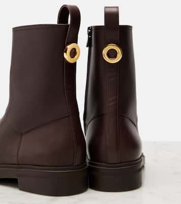 Kilda leather ankle boots | Loro Piana