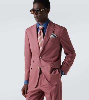 Striped silk jacquard tie | Dunhill