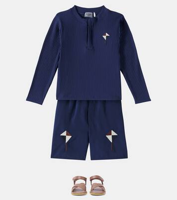 Mees embroidered swim trunks | Donsje