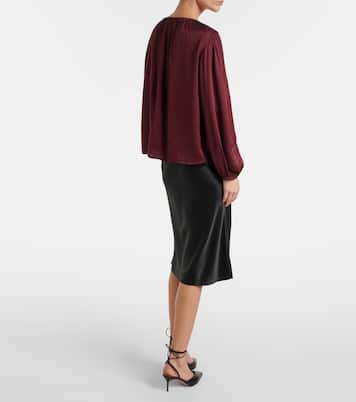 Top Riona aus Satin | Velvet