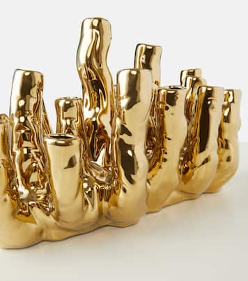 Coral Reef porcelain vase by Norman Trapman | Polspotten