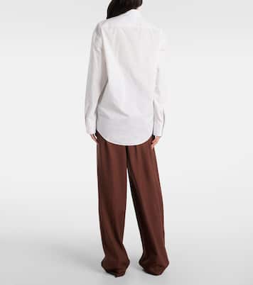 Camicia Cassandre in popeline di cotone | Saint Laurent