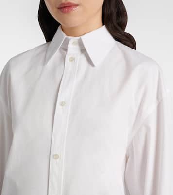Camicia Cassandre in popeline di cotone | Saint Laurent