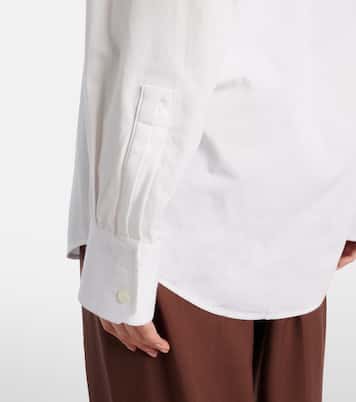 Camicia Cassandre in popeline di cotone | Saint Laurent