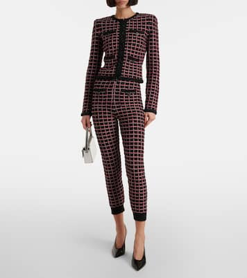 Robe midi en tweed | Self-Portrait