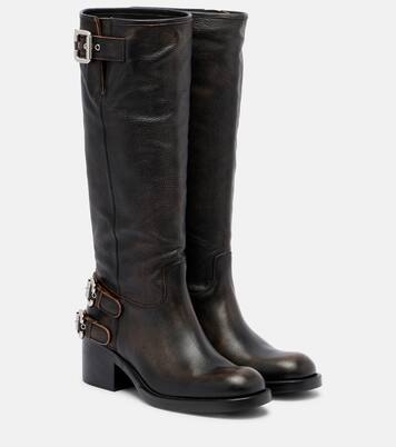 Botas biker altas Dakota de piel | Chloé