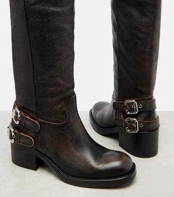 Botas biker altas Dakota de piel | Chloé