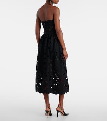 Abito bustier in pizzo | Oscar de la Renta