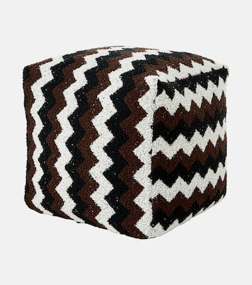 Pouf Riccio aus Bouclé | Missoni