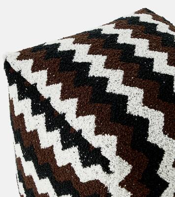 Pouf Riccio aus Bouclé | Missoni