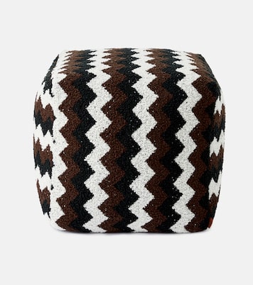 Pouf Riccio aus Bouclé | Missoni