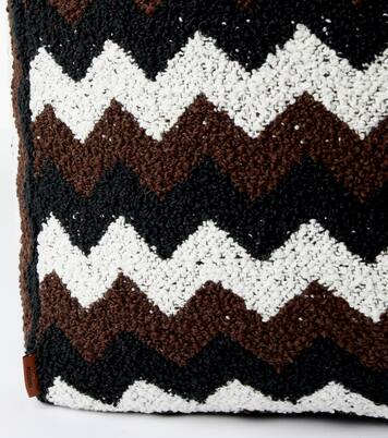 Pouf Riccio aus Bouclé | Missoni