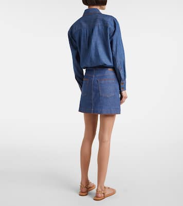 Ascension denim miniskirt | Zimmermann