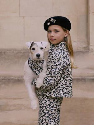 Jalia floral cotton jacket | Bonpoint