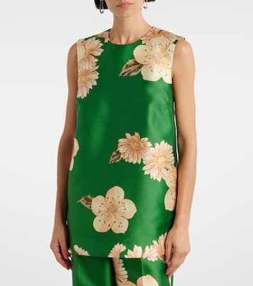 Bedrucktes Top Sage | Alémais