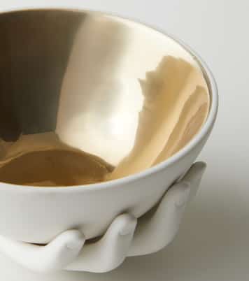 Eve gold-plated porcelain bowl | Jonathan Adler