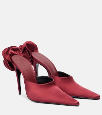 Verzierte Mules aus Satin | Magda Butrym