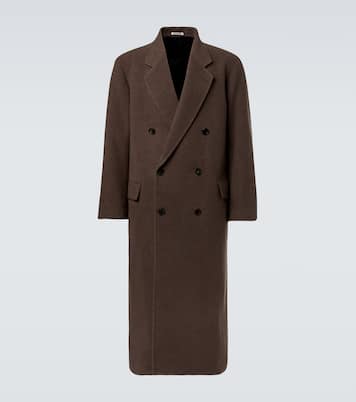 Double-breasted wool coat | Auralee